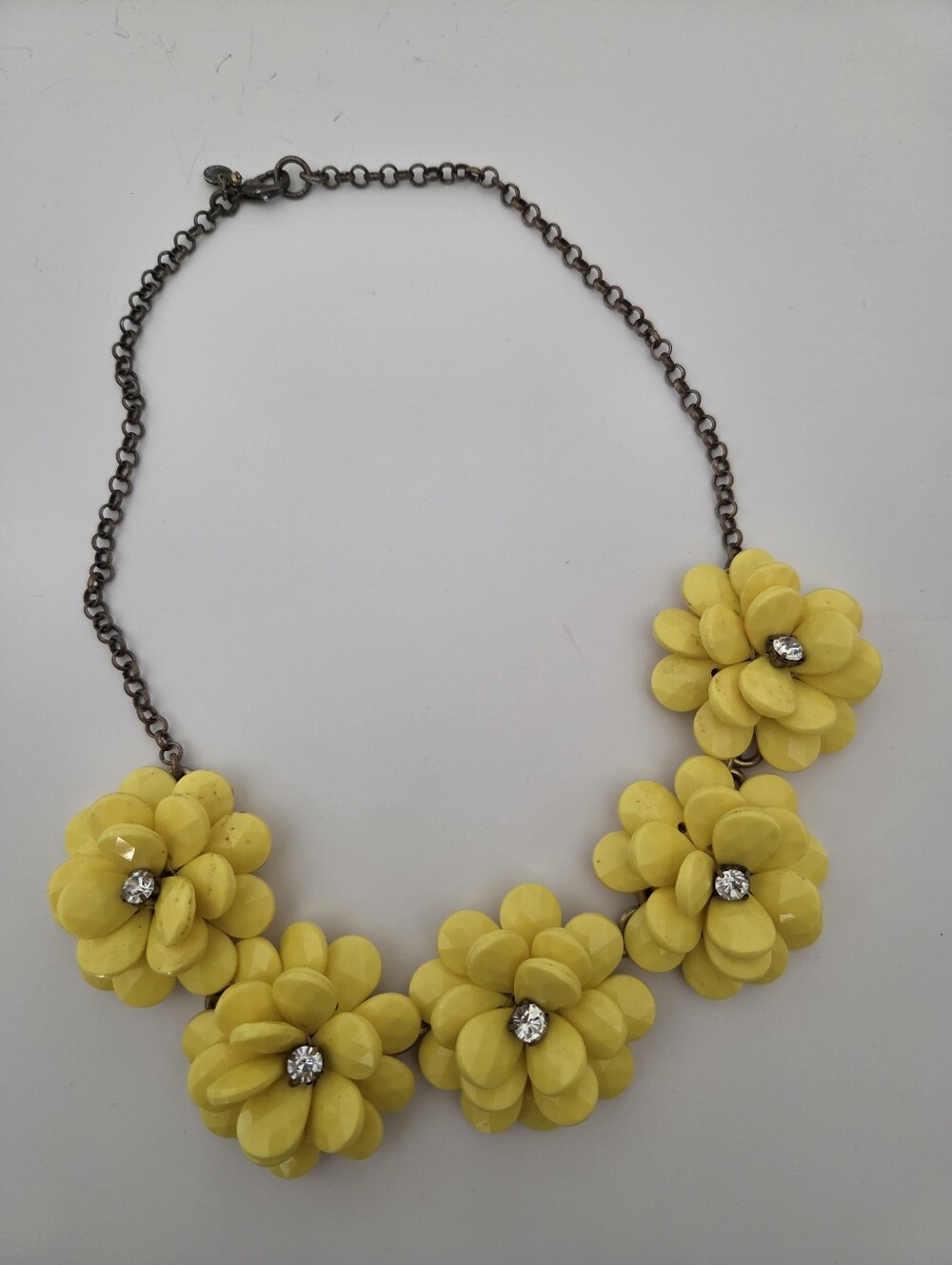 J. Crew Flower Statement Necklace